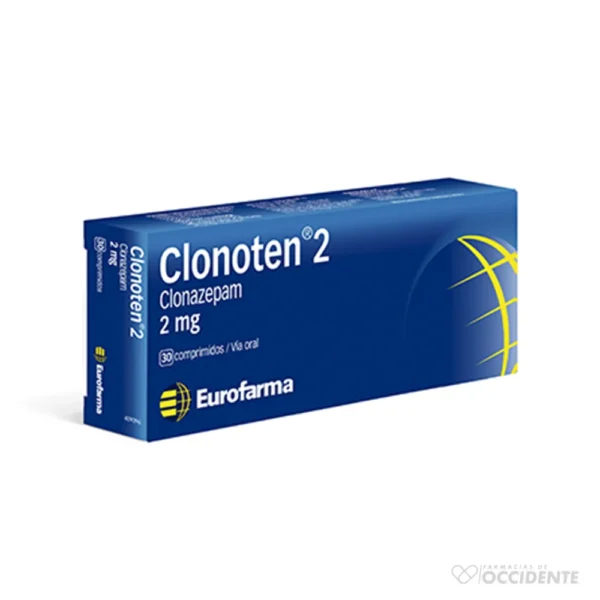 CLONOTEN COMPRIMIDOS 2MG x 30