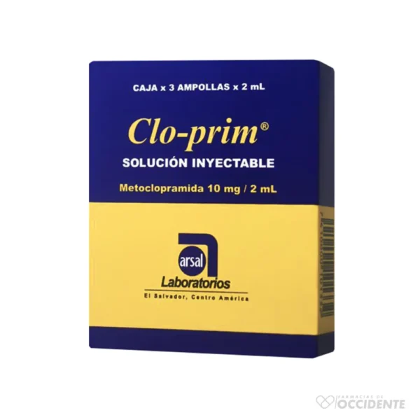 CLO-PRIM INYECT 2ML X 1 AMPOLLA (UNIDAD)CAJA 100