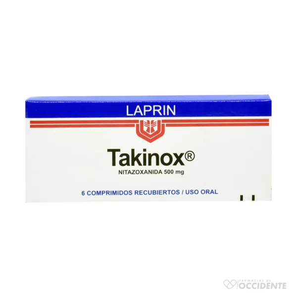 TAKINOX TABLETAS 500MG x 6