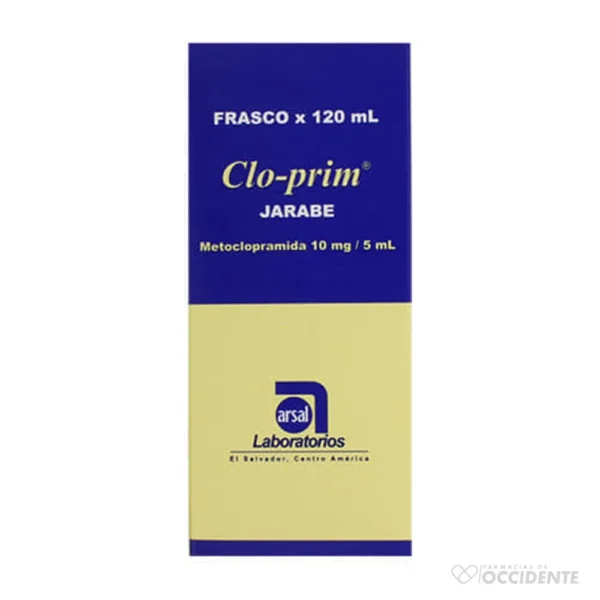 CLO-PRIM JARABE 10MG/5ML X 120 ML