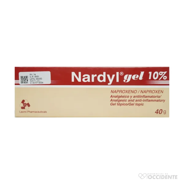 NARDYL GEL AL 10% X 40 GRS