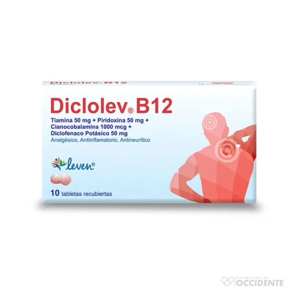 DICLOLEV B12 TABLETAS 50MG X 10