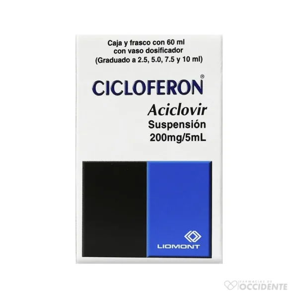 CICLOFERON SUSPENSION 200 MG/5ML X 60 ML