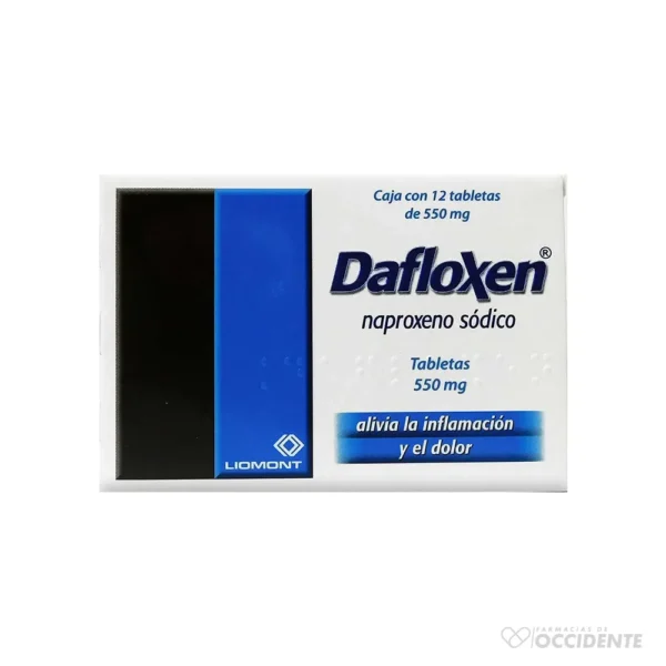 DAFLOXEN TABLETAS 550 MG X 12