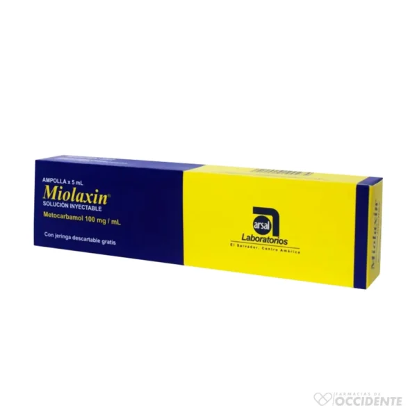 MIOLAXIN AMPOLLA 100MG/ML X 5ML