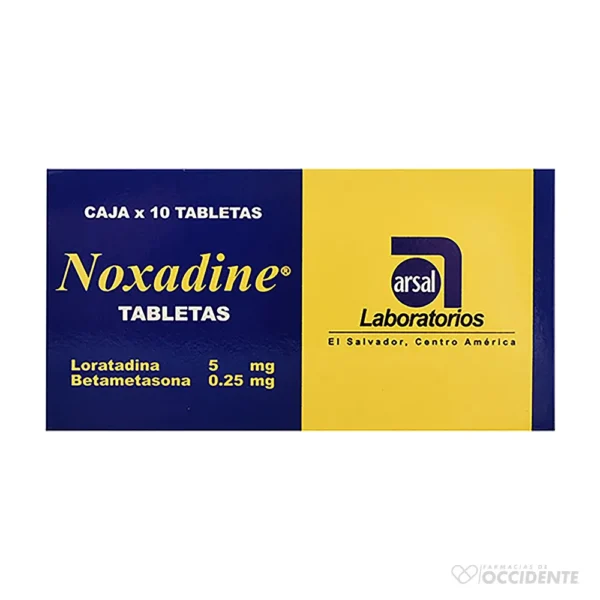 NOXADINE TABLETAS x 10