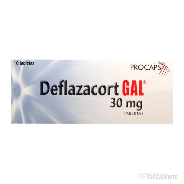 DEFLAZACORT GAL 30MG CX10. LOPEZ