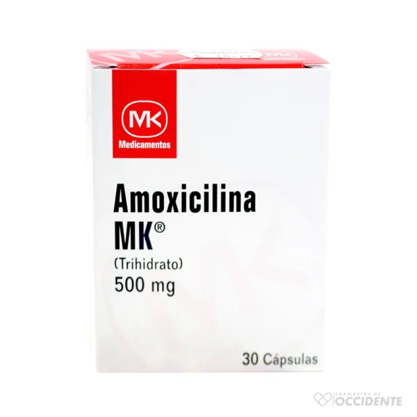 AMOXICILINA MK 500 X 1CAPS. (CAJA DE 30)