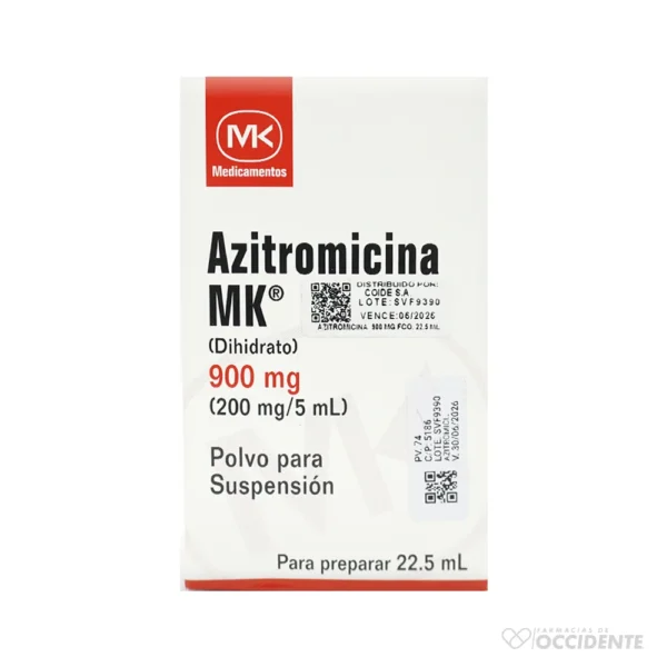 AZITROMICINA MK 900 MG X 22.5 ML