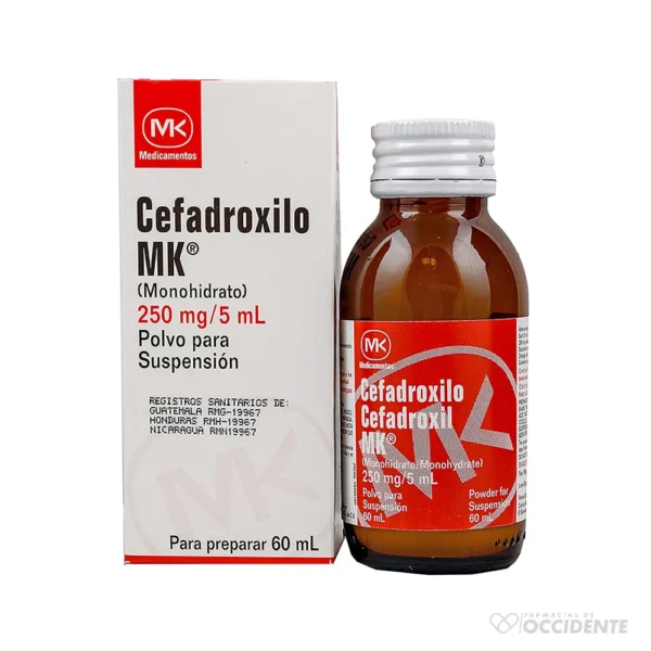 CEFADROXILO MK 250MG.PP X60 ML