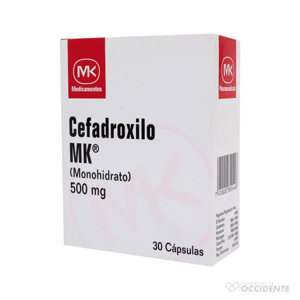 CEFADROXILO MK 500MG.X 1 (CAJA DE 30 TABS)