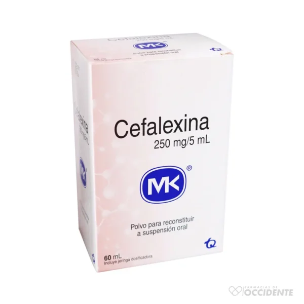 CEFALEXINA MK 250 MG X 60 ML.