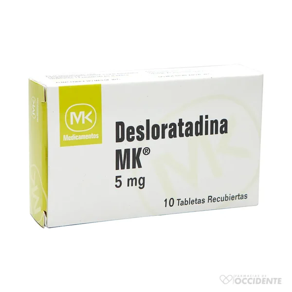 DESLORATADINA MK TABLETAS 5MG X 10