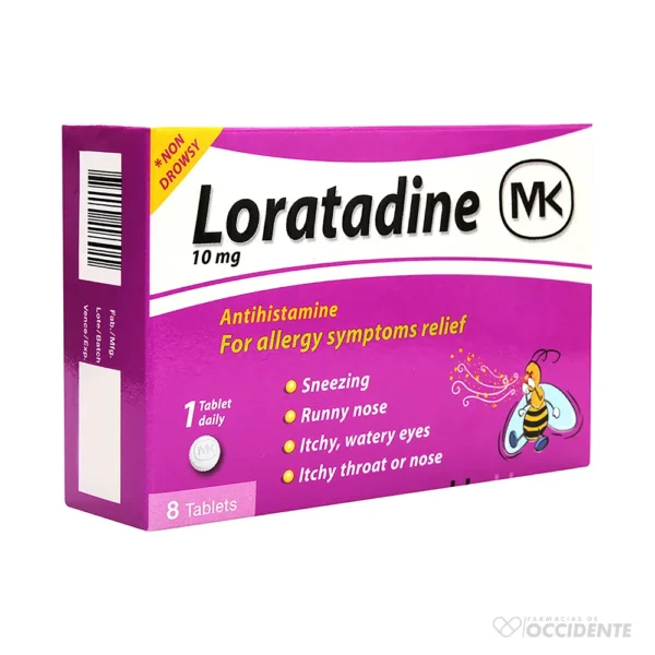 LORATADINA MK TABLETA 10 MG X 8