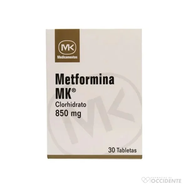 METFORMINA MK TABLETA 850 MG X 30