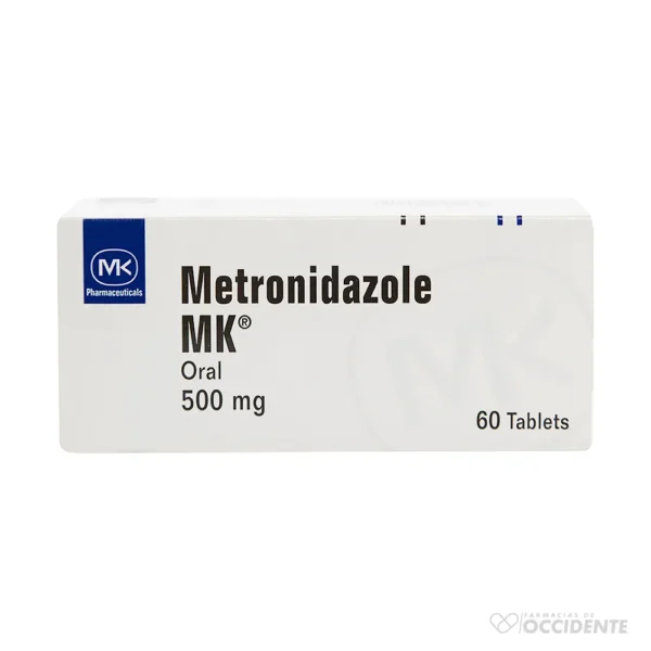 METRONIDAZOL MK 500 MG X 1 (CAJA 60 TABS).