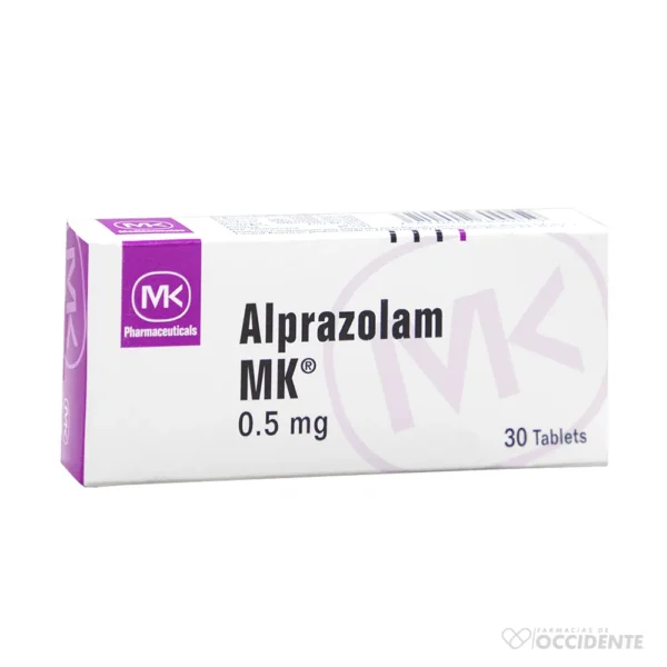 ALPRAZOLAM MK 0.5MG X 30 TABS. CTRL