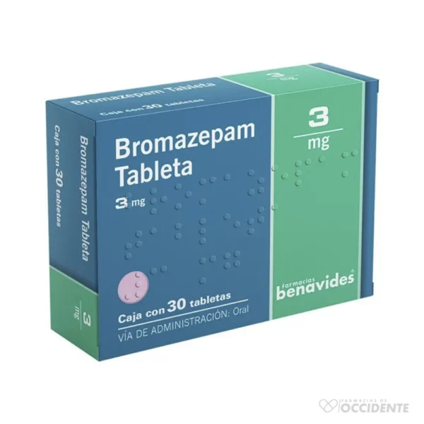 BROMAZEPAM MK 3 MG. X 60 TAB CTRL