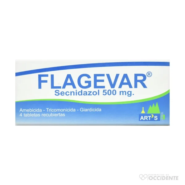 FLAGEVAR TABLETAS 500MG X 4