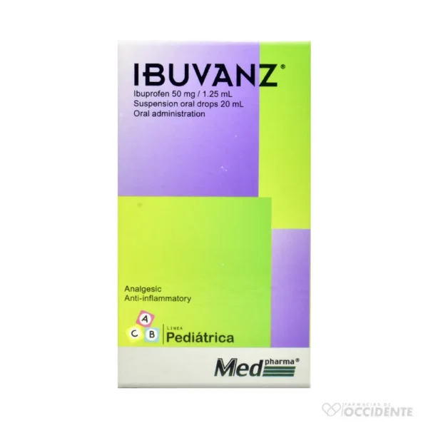 IBUVANZ SUSPENSION 50MG/1.25ML X 20ML