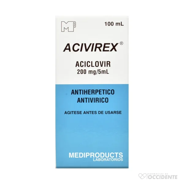 ACIVIREX SUSPENSION X 100 ML