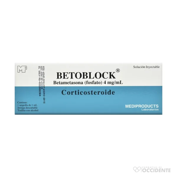 BETOBLOCK 4MG X 1 AMP.