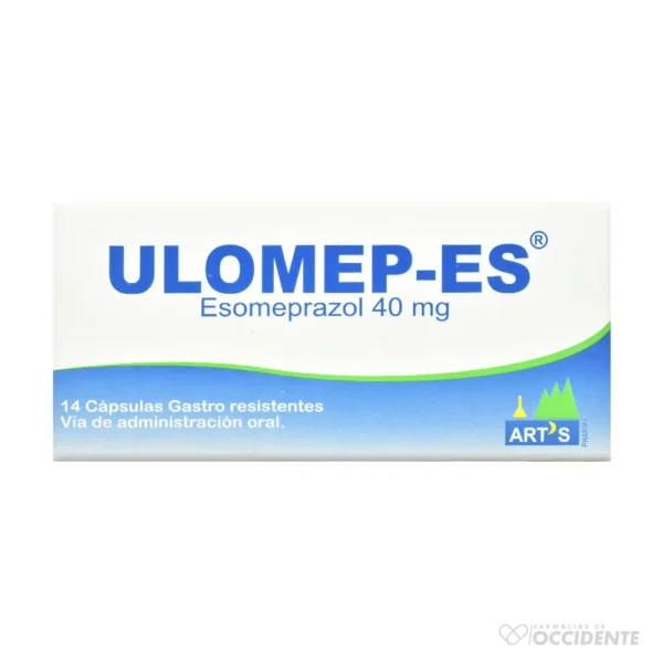ULOMEP-ES CAPSULAS 40MG X 14