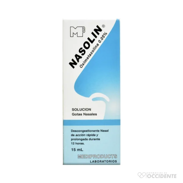 NASOLIN SOLUCION GOTAS 15 ML.