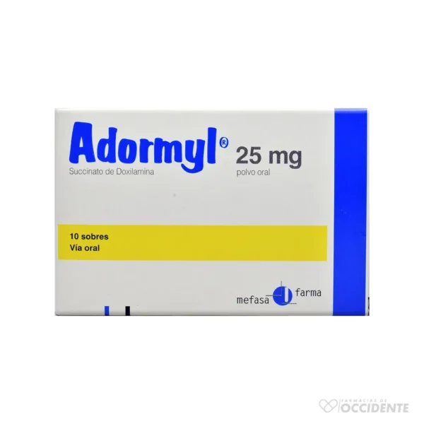 ADORMYL SOBRES 25MG X 10