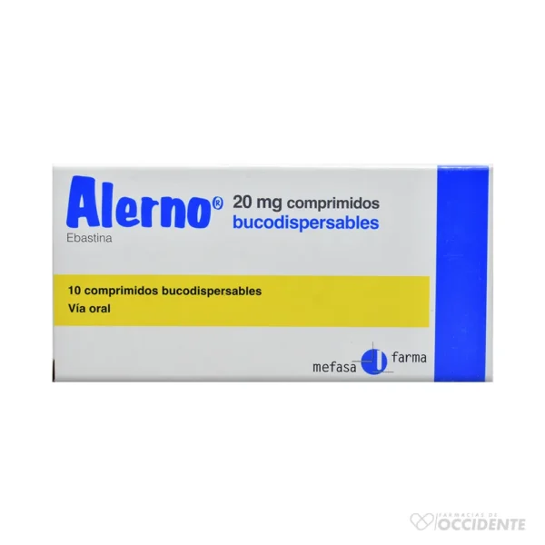 ALERNO COMPRIMIDOS 20MG X 10