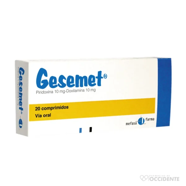 GESEMET COMPRIMIDOS 10/10MG X 20