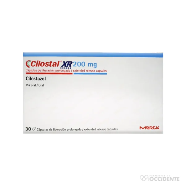 CILOSTAL XR TABLETAS 200MG X 30