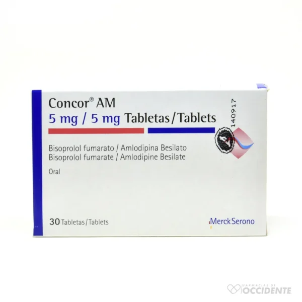 CONCOR AM TABLETAS 5/5MG X 30