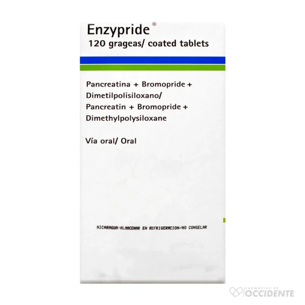 ENZYPRIDE GRAGEAS DISP. X 1 (CAJA 120 TAB)