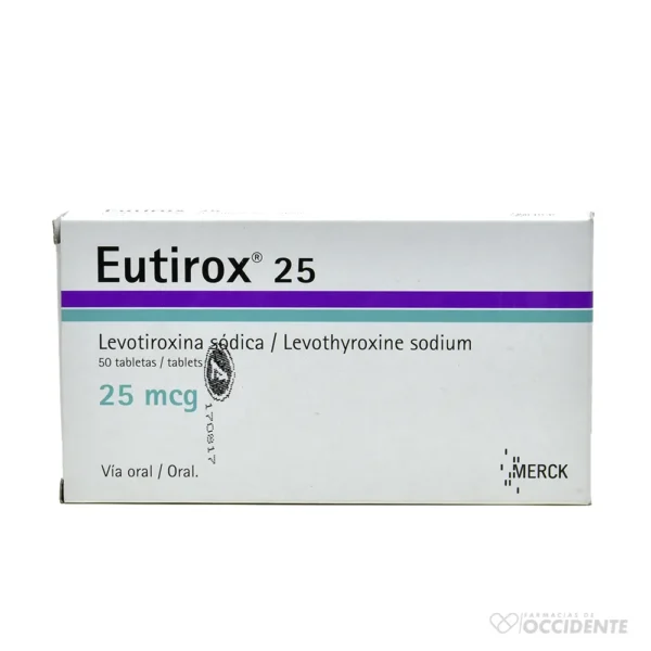 EUTIROX 25MCG X 50 TAB.