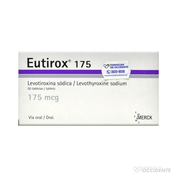 EUTIROX TABLETAS 175MCG X 50