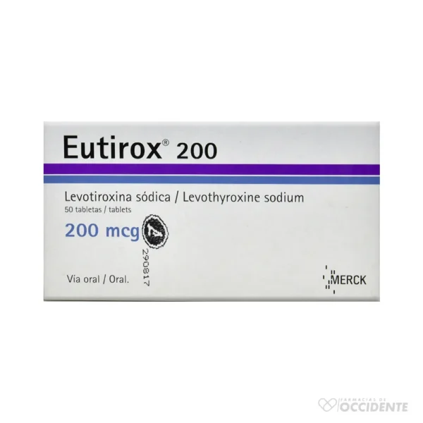 EUTIROX TABLETAS 200MCG X 50