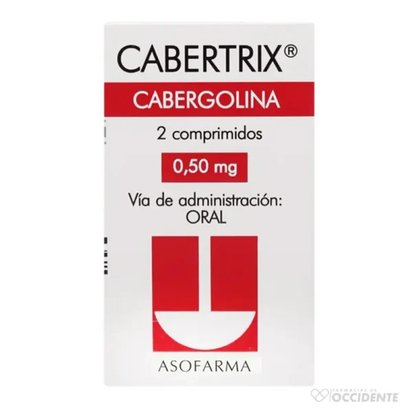 CABERTRIX COMPRIMIDOS 0.5MG x 2