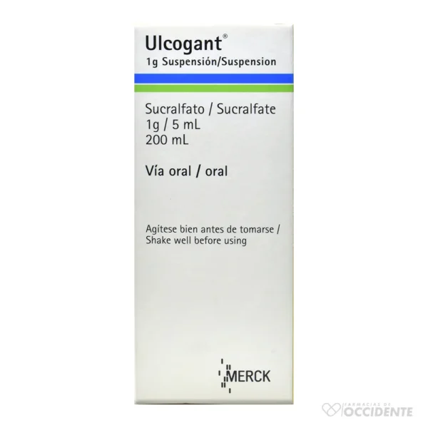 ULCOGANT SUSP.FCO.X 200 ML.