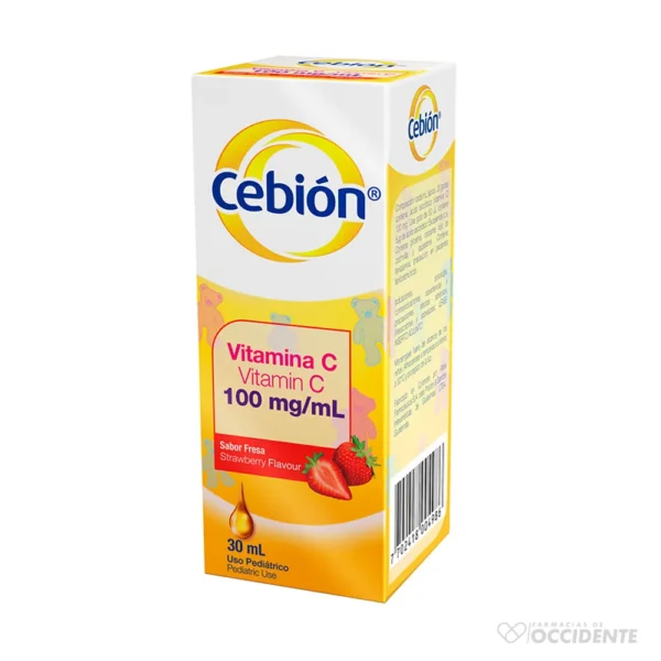 CEBION GOTAS 100MG X 30ML FRESA