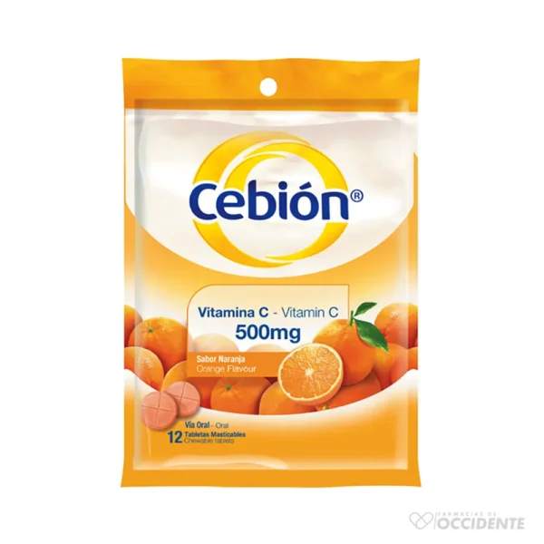 CEBION MAST. NARANJA SOBRE X 12 TAB