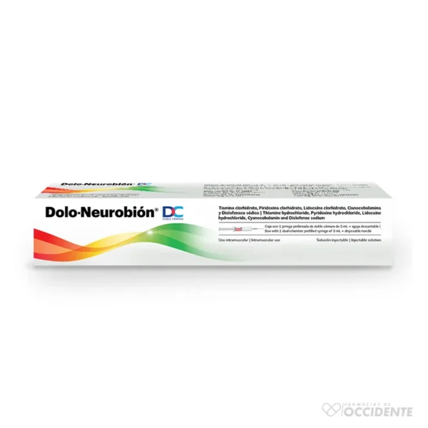 DOLO-NEUROBION Doble Camara Jeringa x 1