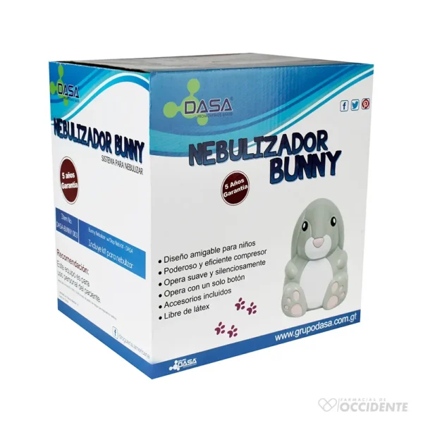 NEBULIZADOR PEDIATRICO BUNNY ROSCOE DASA (Conejo)