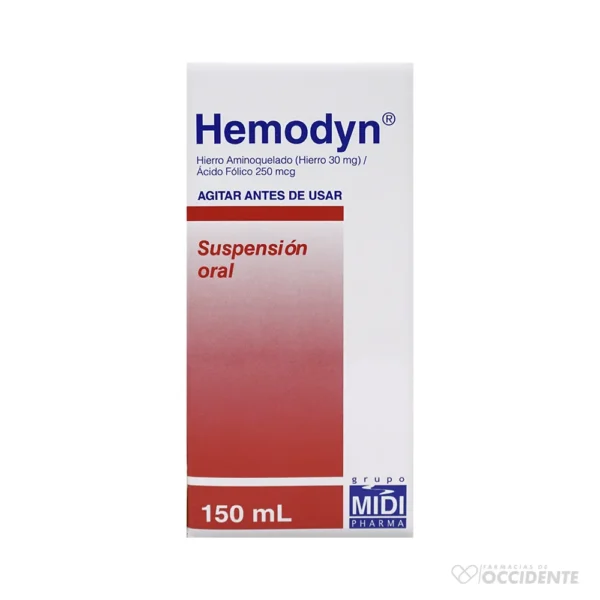 HEMODYN SUSPENSION X 150ML