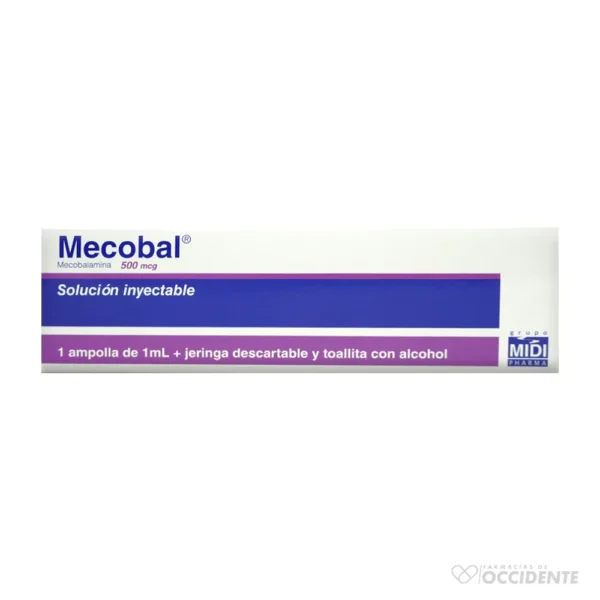 MECOBAL INYECTABLE 500MCG/1ML X 1