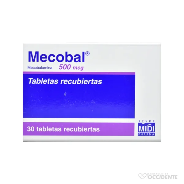 MECOBAL TABLETAS 500MG X 30