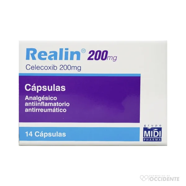 REALIN CAPSULAS 200MG X 14