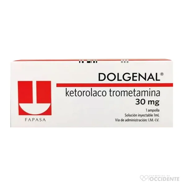 DOLGENAL 30 MG X 1 AMP.