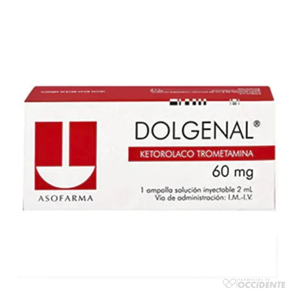 DOLGENAL 60 MG X 1 AMPOLLA KIT