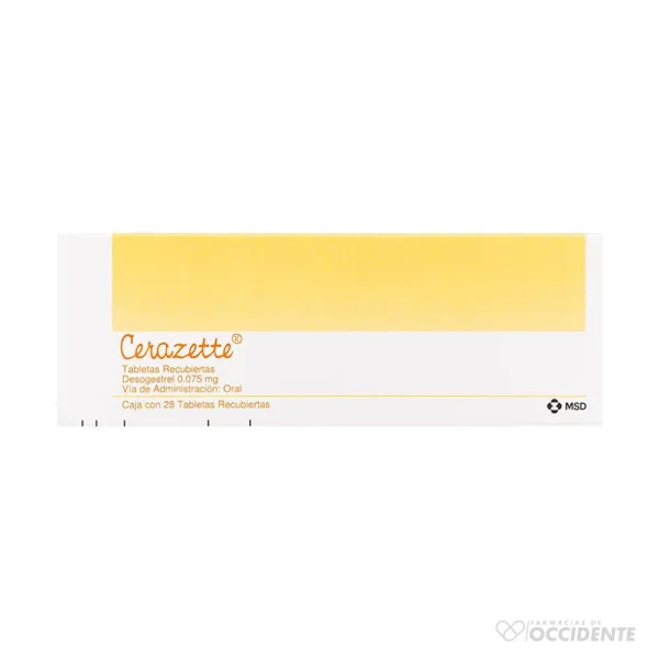 CERAZETTE TABLETAS 0.075MG X 28